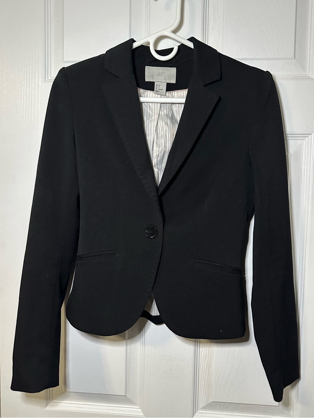 H&M Black Single-Button Women's Blazer